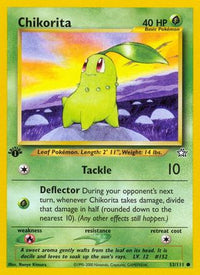 Chikorita (53/111) - Neo Genesis 1st Edition