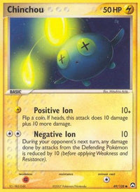 Chinchou (49/108) (Estampillé) [EX : Gardiens du pouvoir] 