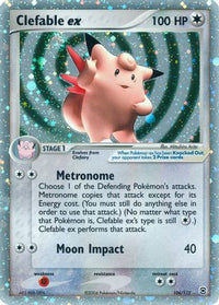 Clefable ex (106/112)  - FireRed & LeafGreen Holofoil