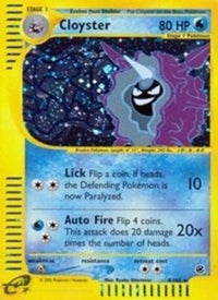 Cloyster (8/165) - Expedition Holofoil