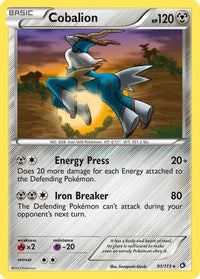 Cobalion (91/113) - Legendary Treasures Holofoil