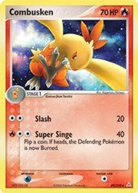 Combusken (39/110) (Estampillé) [EX : Fantômes Holon] 