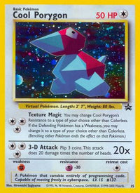 Cool Porygon (15/53)  - WoTC Promo Holofoil