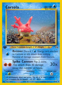 Corsola (37/75) - Neo Discovery 1st Edition