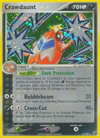 Crawdaunt (6/107) - Deoxys Holofoil