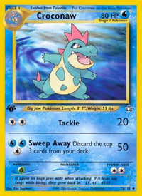 Croconaw (32/111) - Neo Genesis 1st Edition