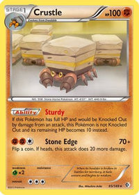 Crustle (85/149)  - Boundaries Crossed Holofoil
