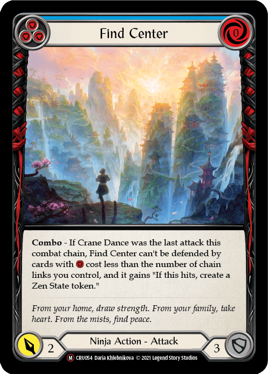Find Center [U-CRU054] (Crucible of War Unlimited) Unlimited Normal - POKÉ JEUX