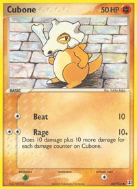 Cubone (60/113) (Estampillé) [EX : Espèce Delta] 