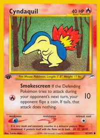 Cyndaquil (61/105) - Neo Destiny 1st Edition