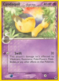 Cyndaquil (Delta Species) (45/101)  - Dragon Frontiers