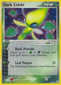 Dark Celebi (4/101) - Hidden Legends Holofoil