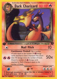 Dark Charizard (21/82) - Team Rocket 1st Edition