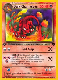 Dark Charmeleon (32/82) [Team Rocket 1ère édition] 