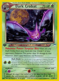 Dark Crobat (2/105) - Neo Destiny 1st Edition Holofoil