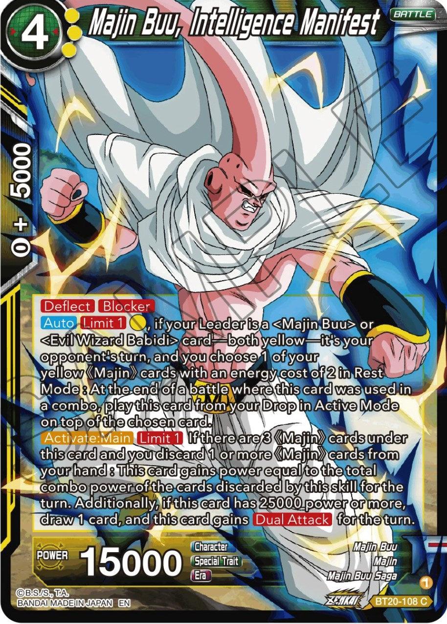 Majin Buu, Intelligence Manifest (BT20-108) [Power Absorbed] - POKÉ JEUX