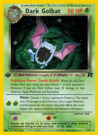 Dark Golbat (7/82) - Team Rocket 1st Edition Holofoil