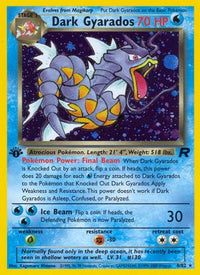 Dark Gyarados (8/82) - Team Rocket 1st Edition Holofoil
