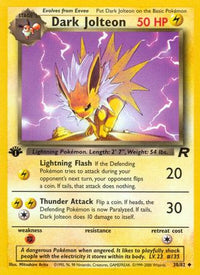 Dark Jolteon (38/82) - Team Rocket 1st Edition