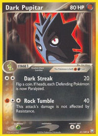 Dark Pupitar (41/109) (Estampillé) [EX : Team Rocket Returns] 