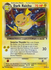 Dark Raichu (7/110) - Legendary Collection Holofoil