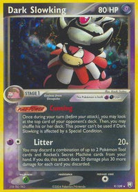 Dark Slowking (9/109)  - Team Rocket Returns Reverse Holofoil