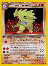 Dark Tyranitar (11/105) - Neo Destiny Unlimited Holofoil