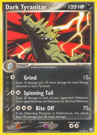 Dark Tyranitar (19/109) - Team Rocket Returns