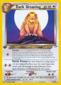 Dark Ursaring (21/105)  - Neo Destiny Unlimited