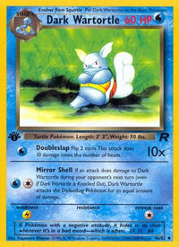 Dark Wartortle (46/82) [Team Rocket 1ère édition] 