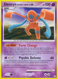 Deoxys Defense Forme (25/146) - Legends Awakened
