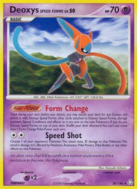 Deoxys Speed Forme (26/146) - Legends Awakened