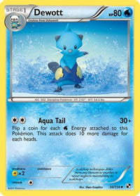 Dewott (30/114)  - Black and White