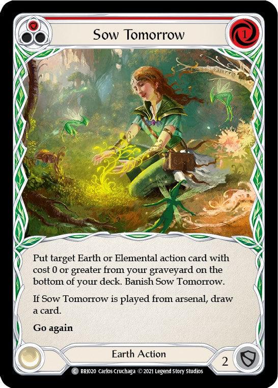 Sow Tomorrow (Red) [BRI020] (Tales of Aria Briar Blitz Deck) 1st Edition Normal - POKÉ JEUX