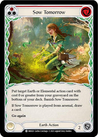 Sow Tomorrow (Red) [BRI020] (Tales of Aria Briar Blitz Deck) 1st Edition Normal - POKÉ JEUX