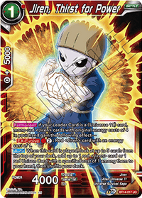 Jiren, Thirst for Power (BT14-017) [Cross Spirits] - POKÉ JEUX