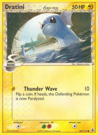 Dratini (66/113) (Espèce Delta) (Estampillé) [EX : Espèce Delta] 