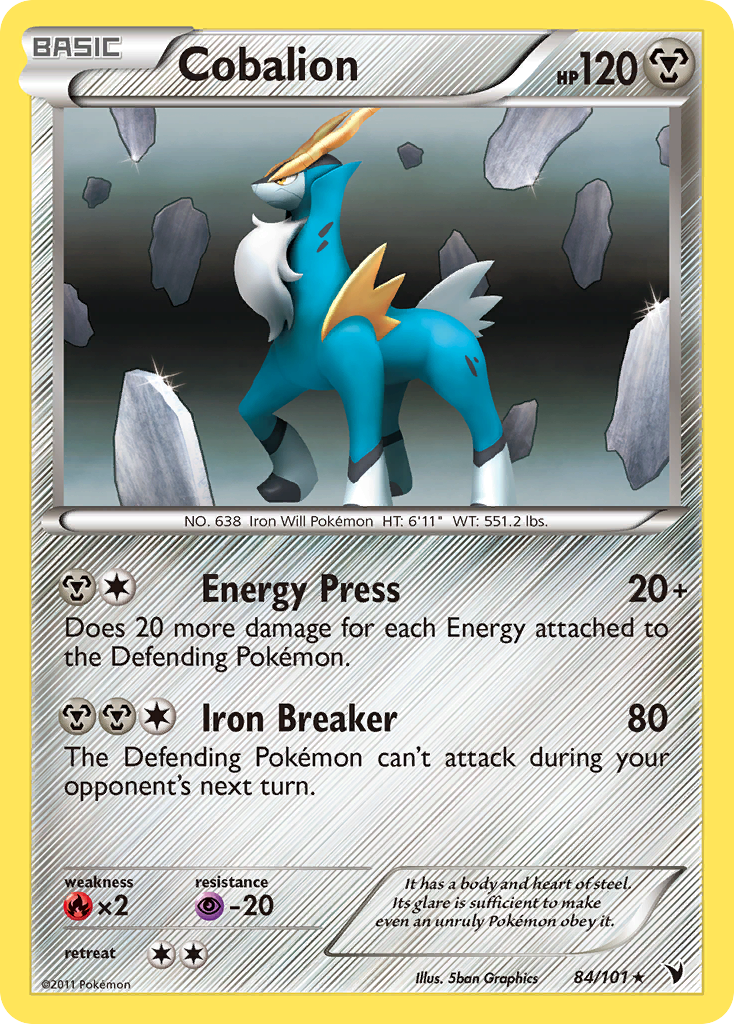 Cobalion (Boundaries Crossed) (84/101) - Deck Exclusives