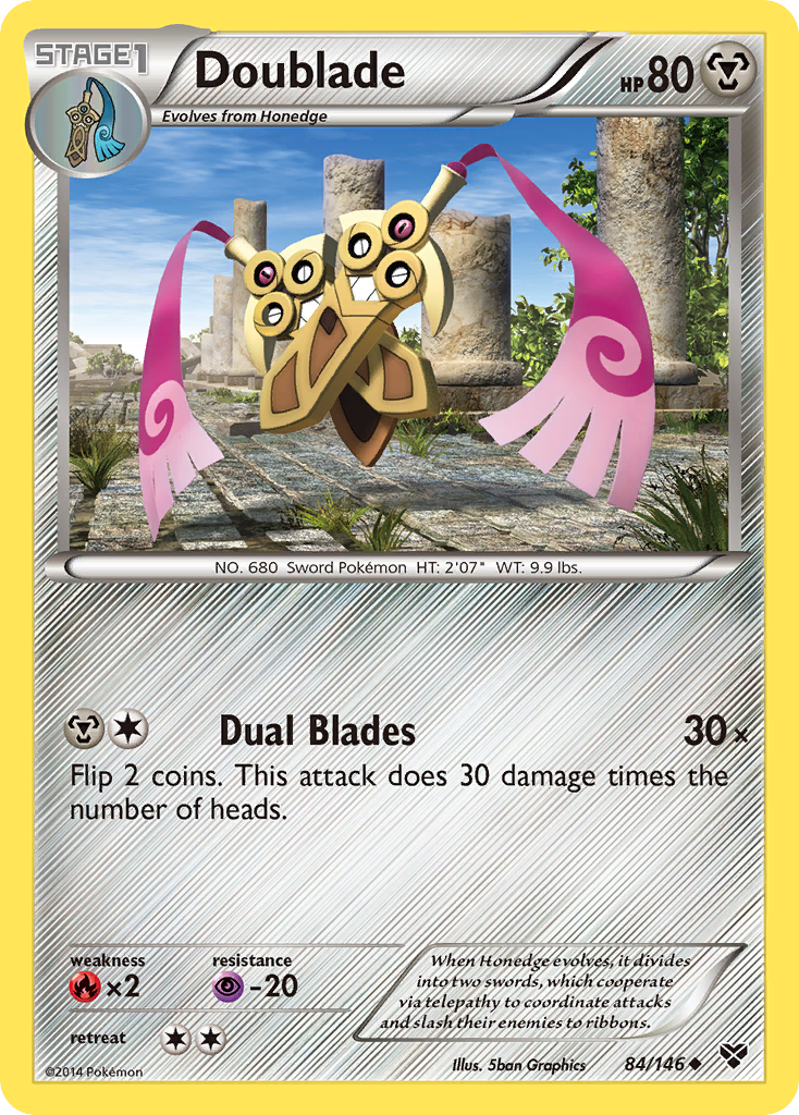 Doublade (#) (14) - XY Trainer Kit Bisharp & Wigglytuff