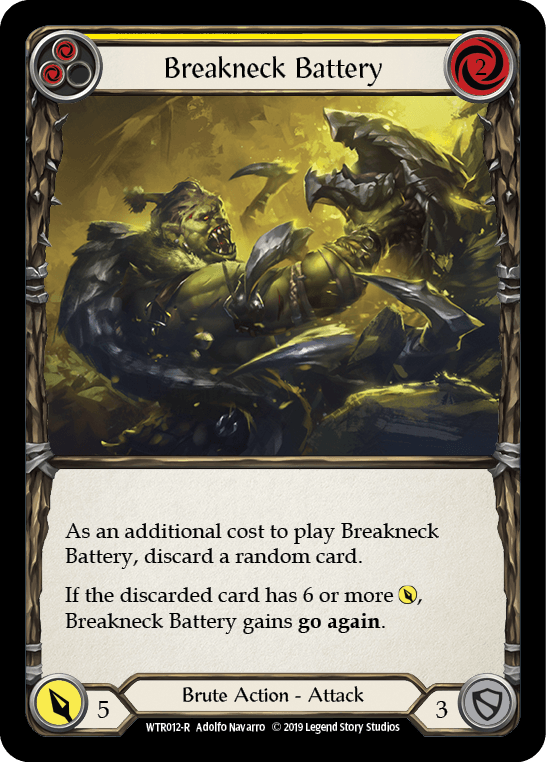 Breakneck Battery (Yellow) [WTR012-R] (Welcome to Rathe) Alpha Print Normal - POKÉ JEUX