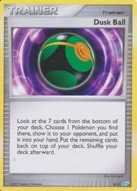 Dusk Ball (9) - DP Trainer Kit Manaphy & Lucario