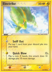 Electrike (52/100) (Estampillé) [EX : Crystal Guardians] 