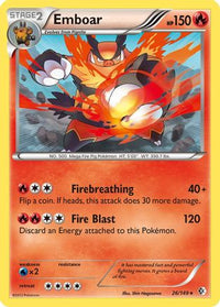 Emboar (26/149)  - Boundaries Crossed Holofoil