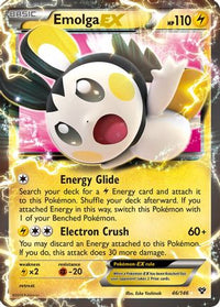 Emolga EX (46/146)  - XY Base Set Holofoil