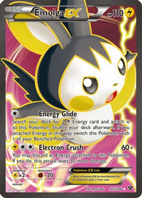 Emolga EX ( Full Art) (143/146)  - XY Base Set Holofoil