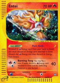 Entei (H8) (H8/147)  - Aquapolis Holofoil