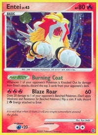 Entei (4/132)  - Secret Wonders Holofoil