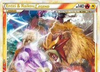 Entei & Raikou Legend (top) (90/95)  - Unleashed Holofoil