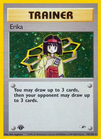 Erika (16/132) - Gym Heroes 1st Edition Holofoil
