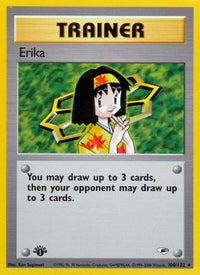 Erika (100/132)  - Gym Heroes 1st Edition